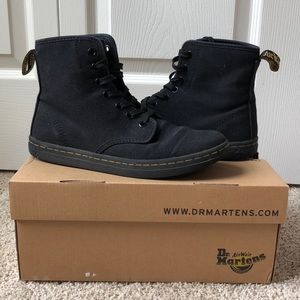 Dr. Martens Black Canvas Shoreditch